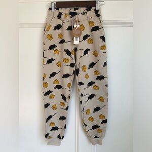 Mini Rodini Mouse cheese joggers 140/146